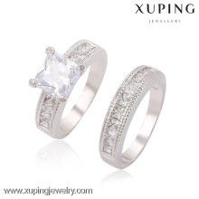 13509 Xuping 2016 Modeschmuck China Großhandel Rhodium Farbe Paar Mode Ring